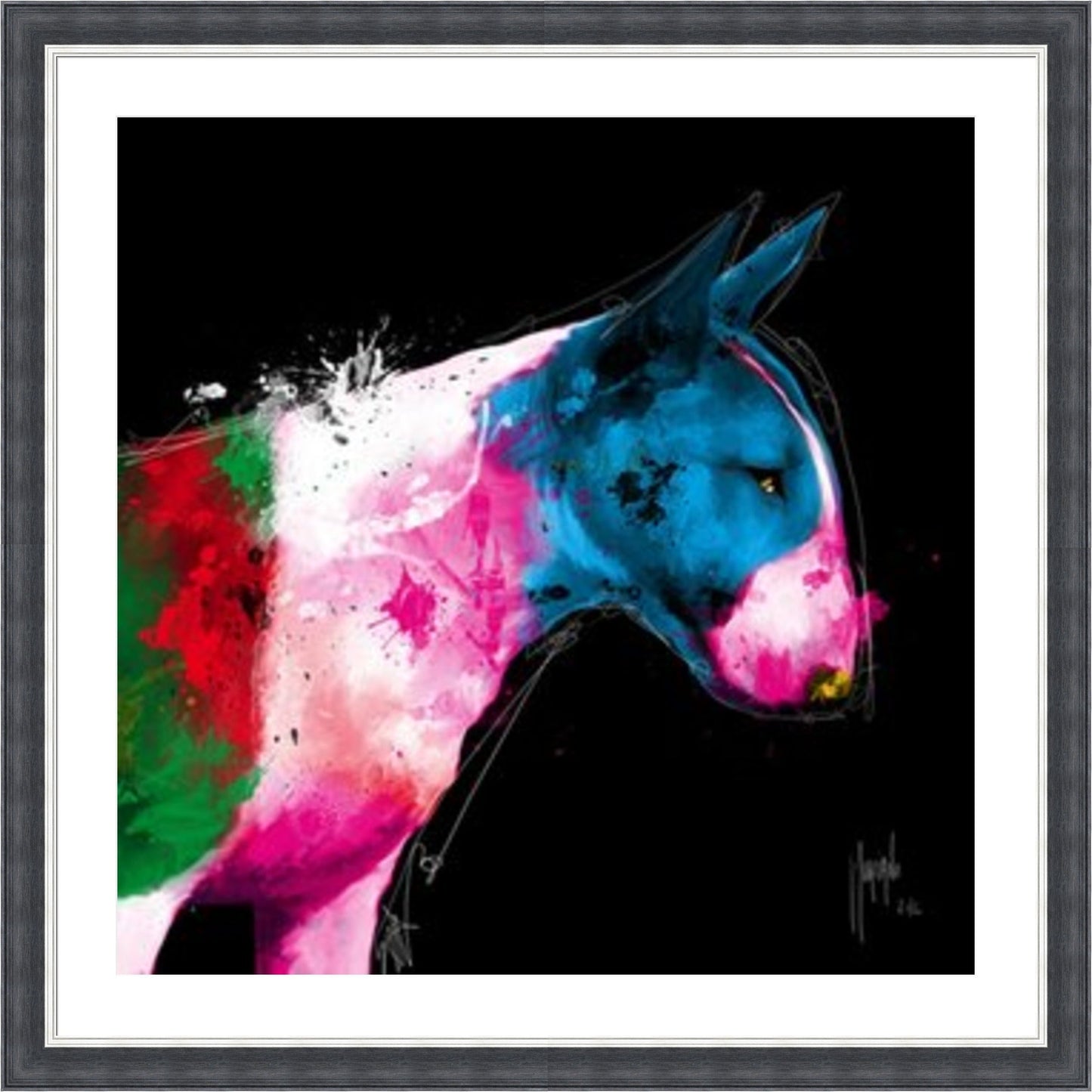 Bull Terrier Pop by Patrice Murciano