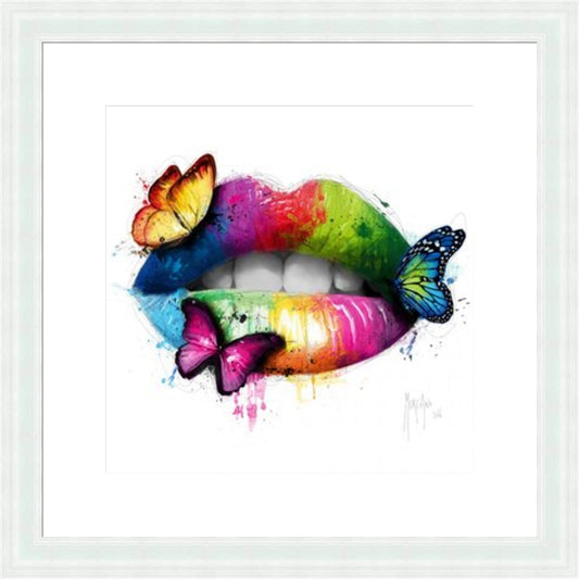 Butterfly Kiss (Lips) by Patrice Murciano