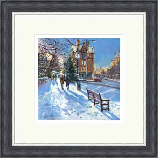 A Winter Walk, Morningside Road, Edinburgh by James Somerville Lindsay