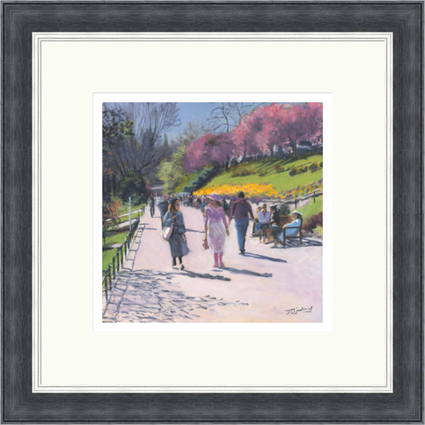 Springtime in the Gardens, Edinburgh by James Somerville Lindsay