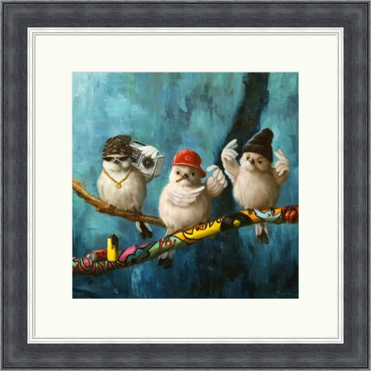 Birdz in da Hood by Lucia Heffernan