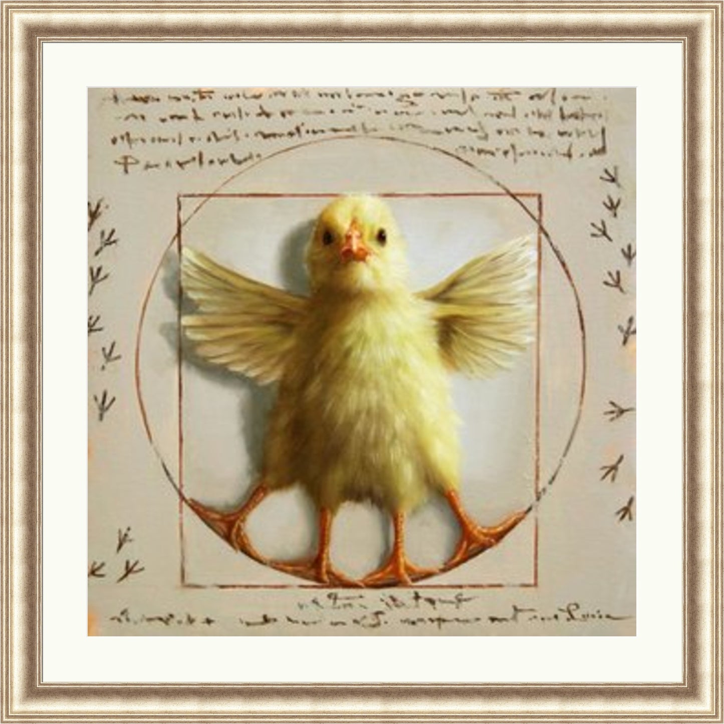 Vitruvian Chick by Lucia Heffernan