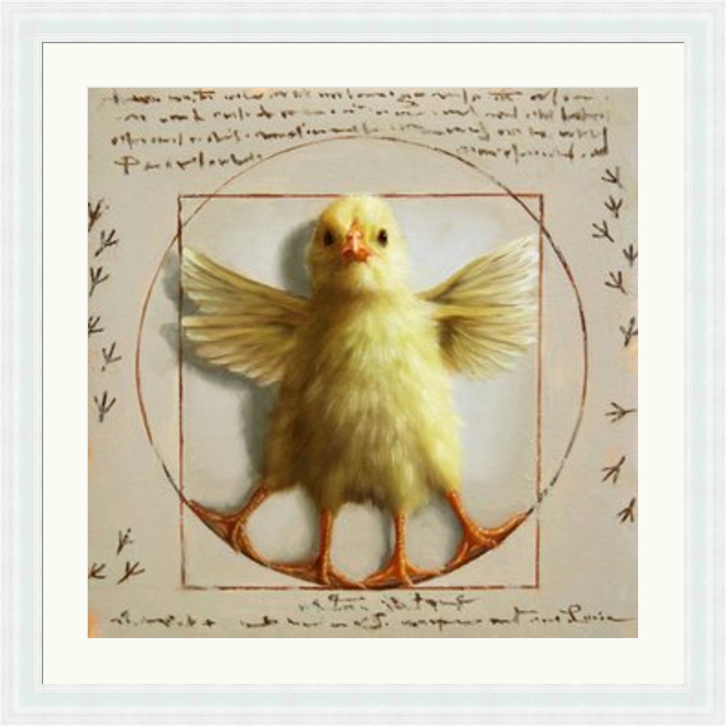 Vitruvian Chick by Lucia Heffernan