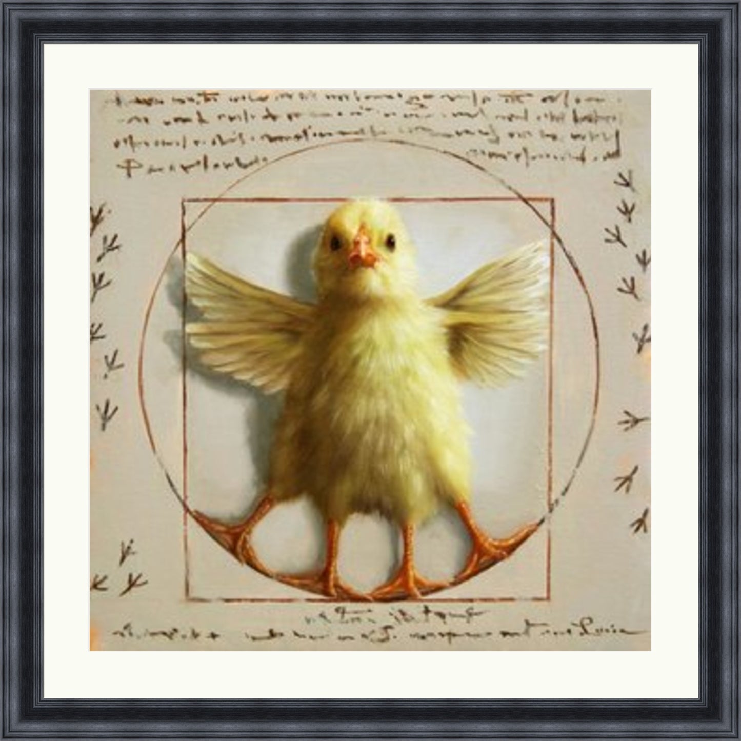 Vitruvian Chick by Lucia Heffernan