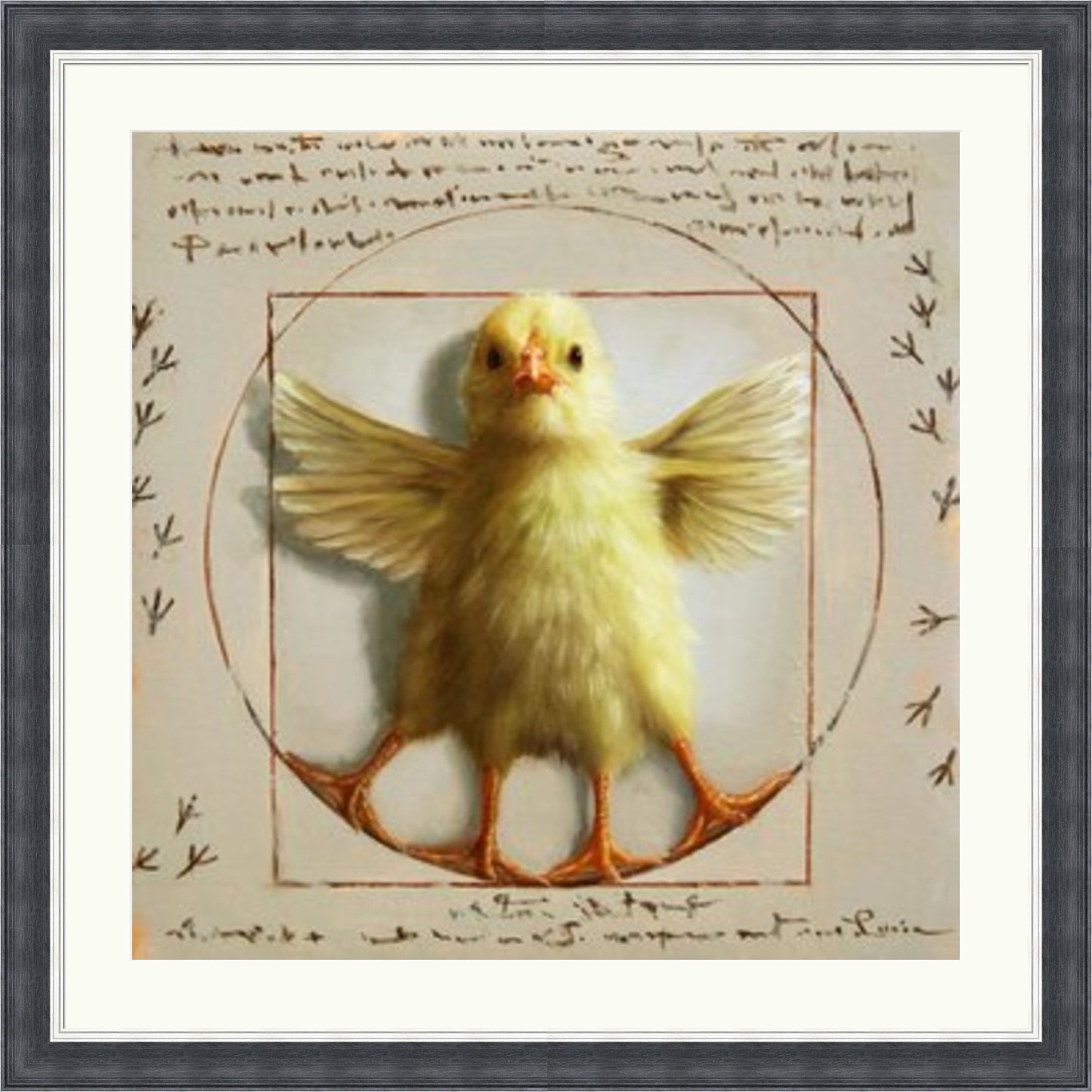 Vitruvian Chick by Lucia Heffernan