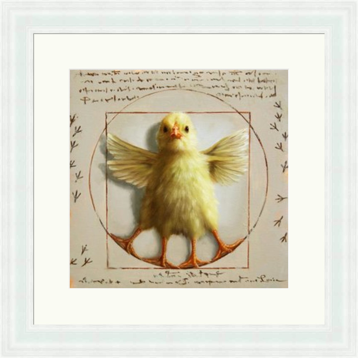 Vitruvian Chick by Lucia Heffernan