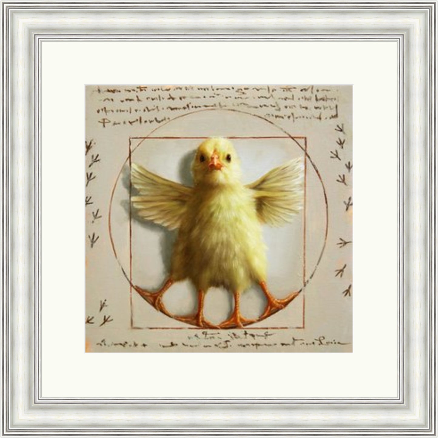 Vitruvian Chick by Lucia Heffernan