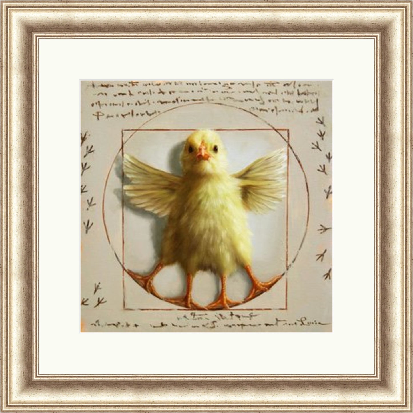 Vitruvian Chick by Lucia Heffernan