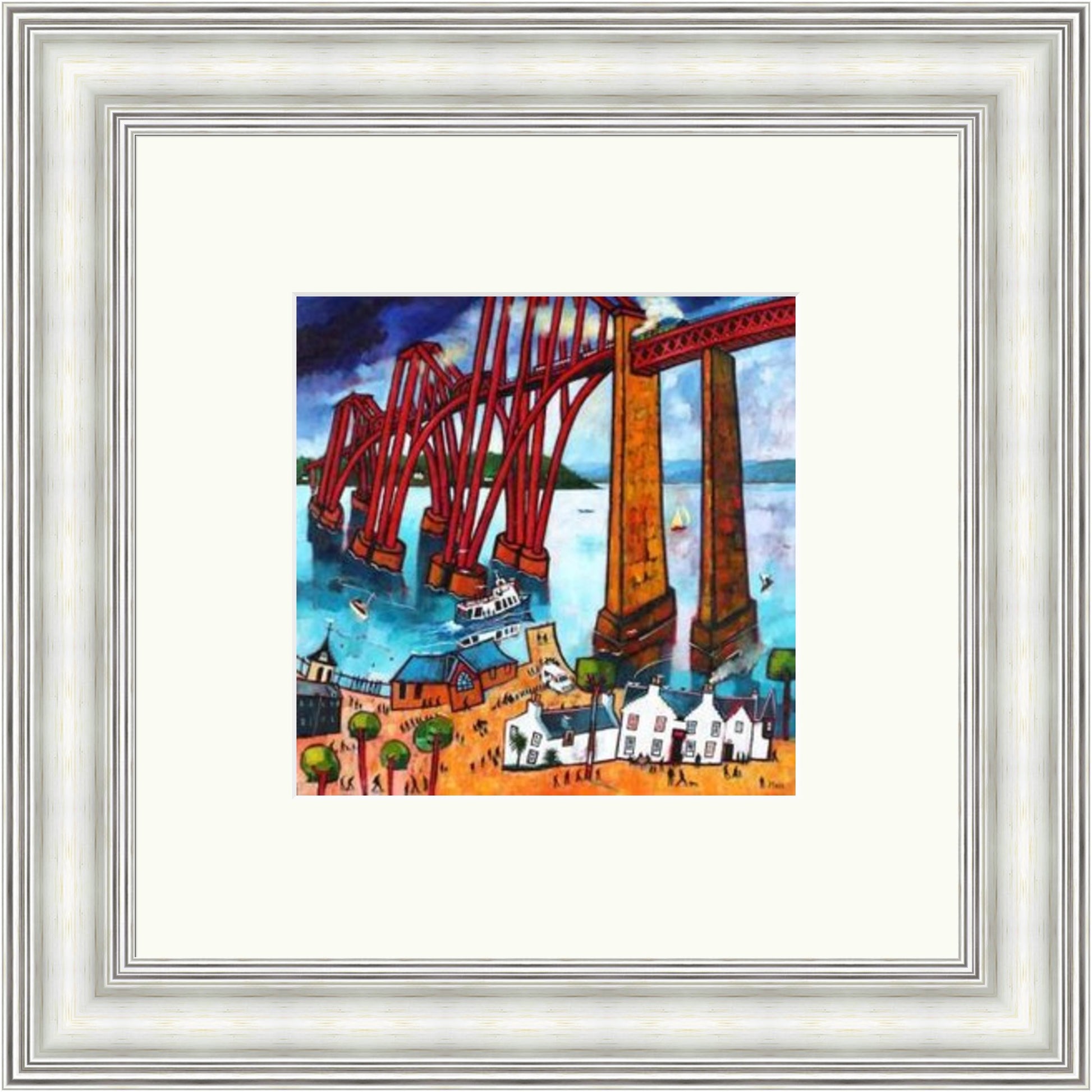 Crossing the Bridge by Rob Hain framed wall art print - alternate product image 4