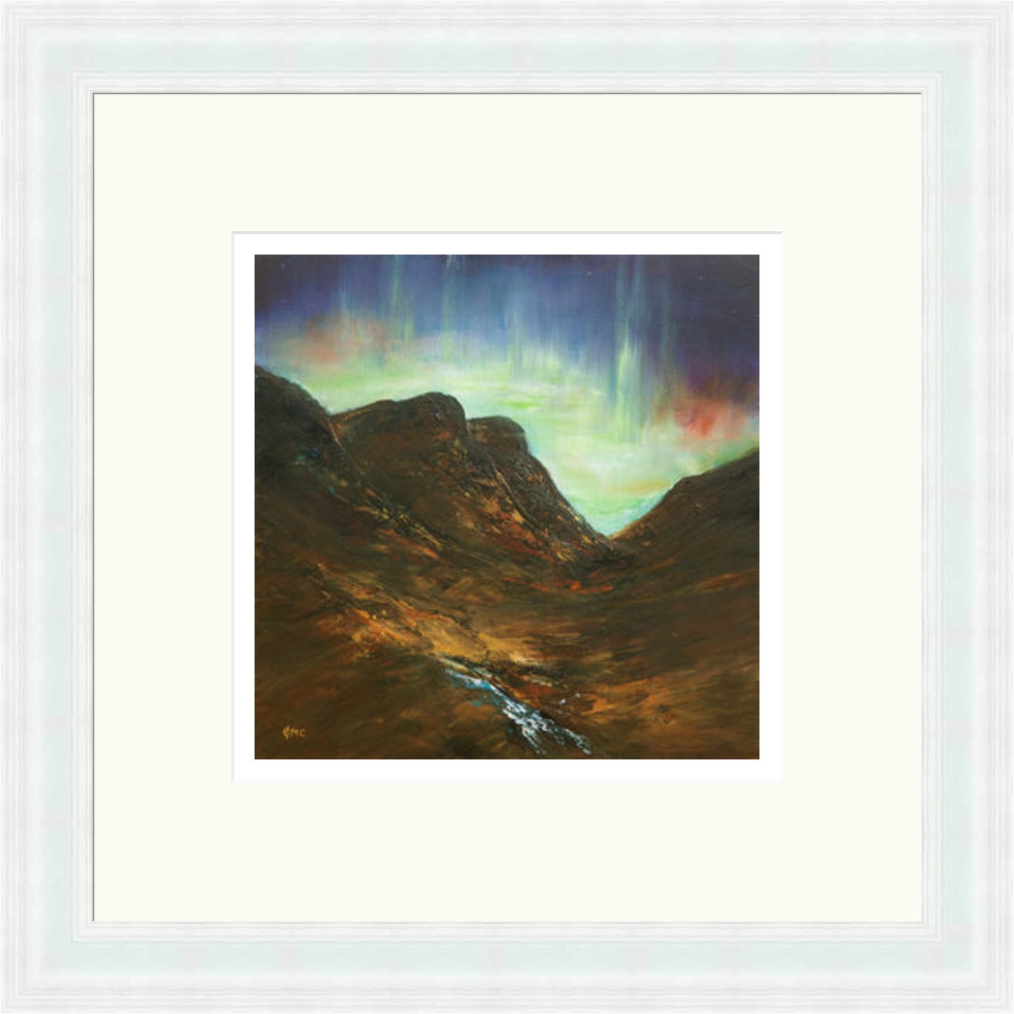 Aurora Borealis comes to the Sisters, Glencoe by Grace Cameron