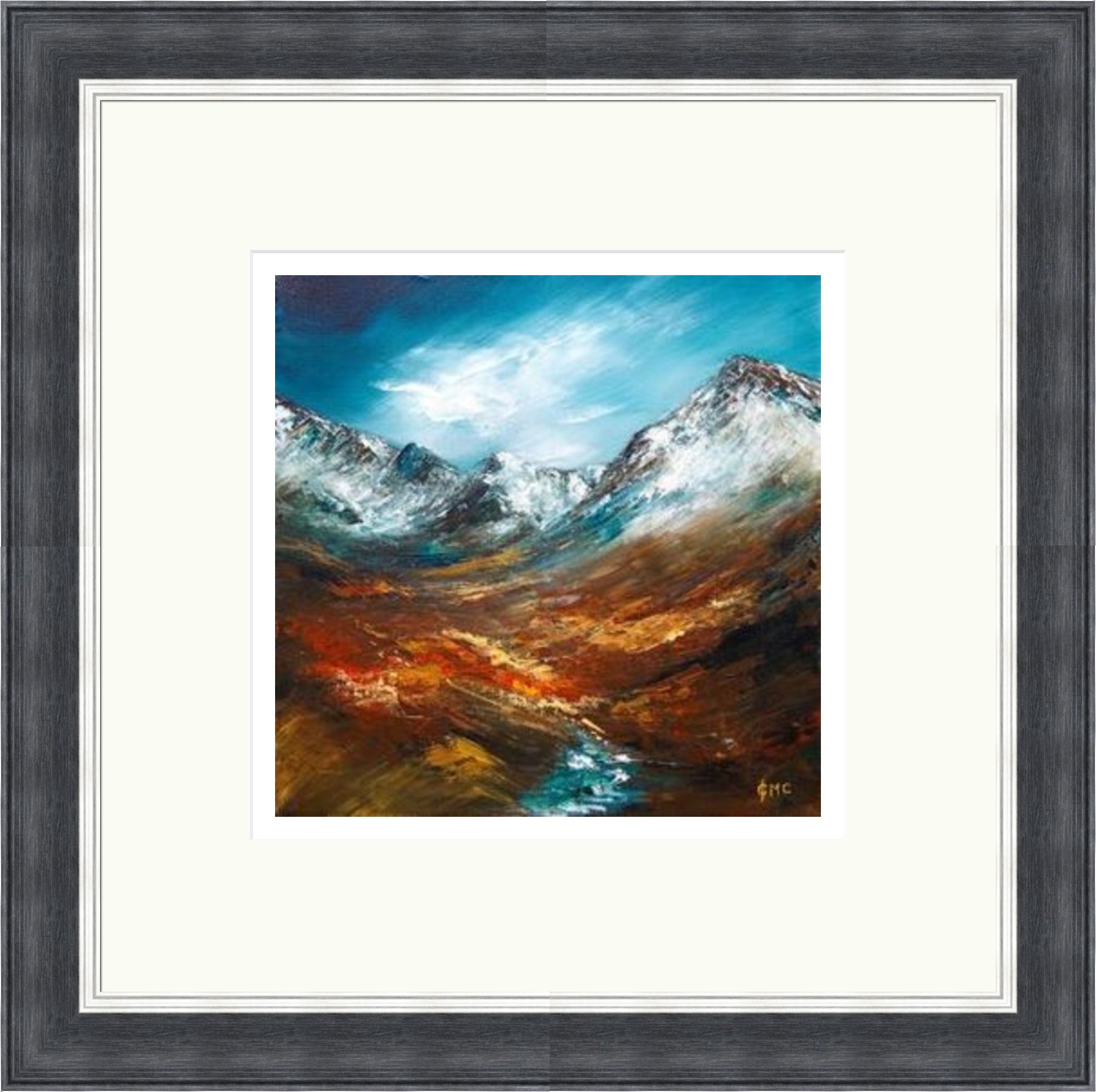 Winter Walk in the Cuillins, Skye by Grace Cameron – Art Prints Gallery