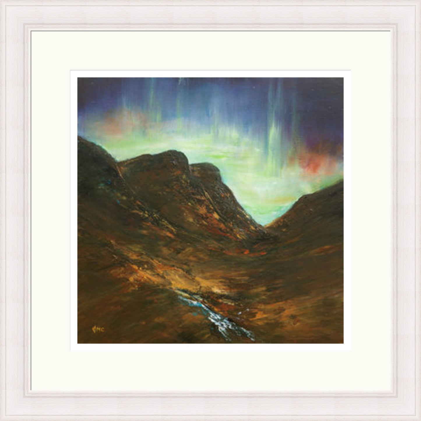 Aurora Borealis comes to the Sisters, Glencoe by Grace Cameron