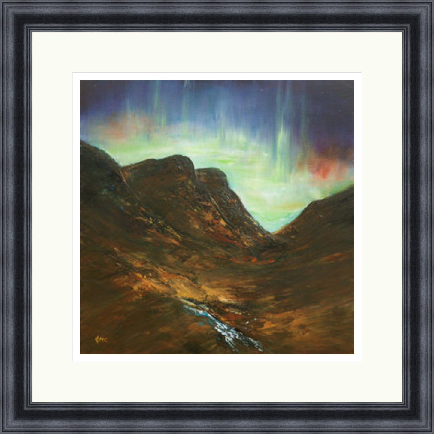 Aurora Borealis comes to the Sisters, Glencoe by Grace Cameron