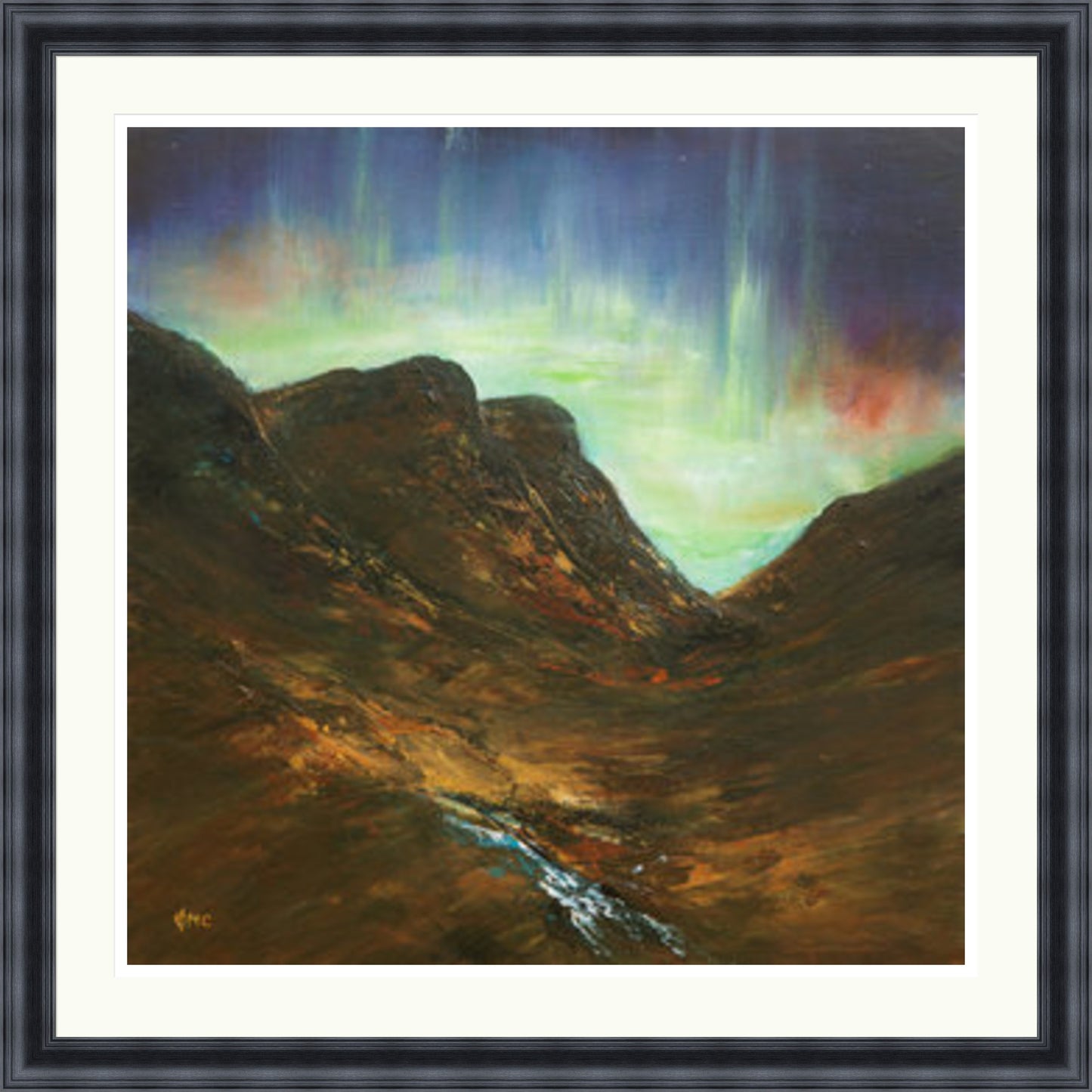 Aurora Borealis comes to the Sisters, Glencoe by Grace Cameron