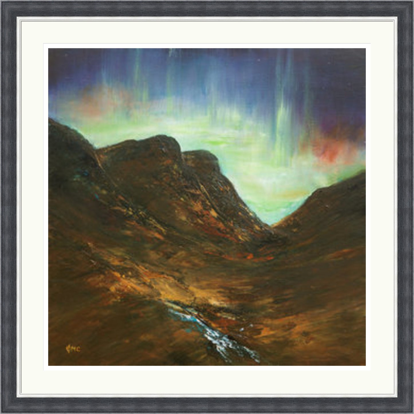 Aurora Borealis comes to the Sisters, Glencoe by Grace Cameron