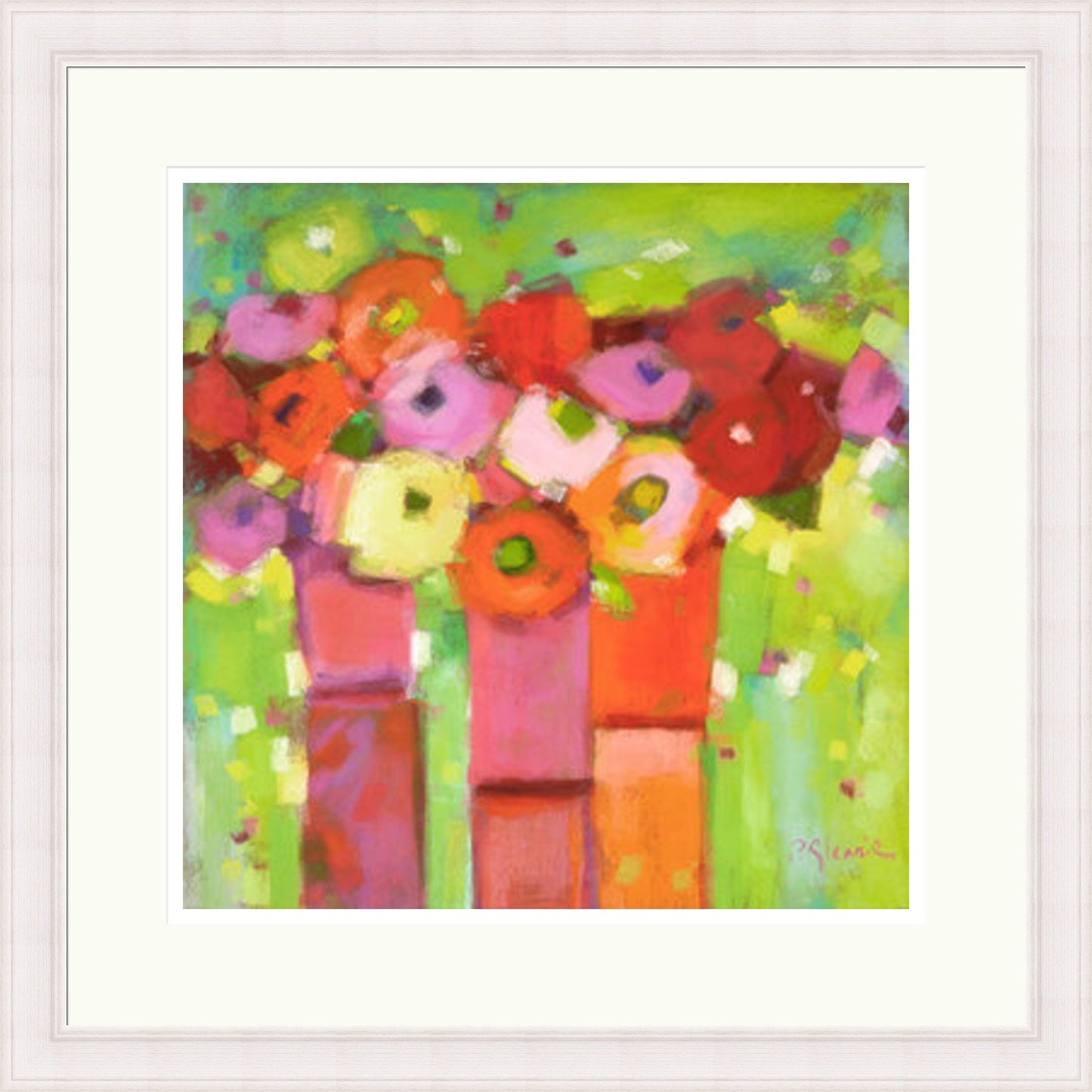 Trio of Summer Blooms by Pam Glennie