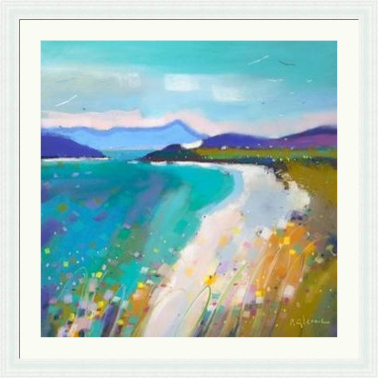 Machair Coast, Isle of Harris by Pam Glennie