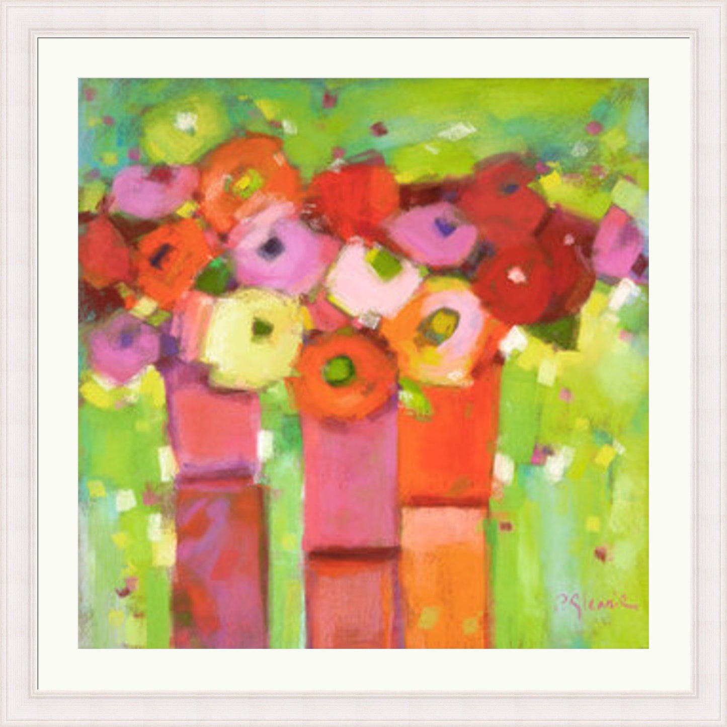 Trio of Summer Blooms by Pam Glennie