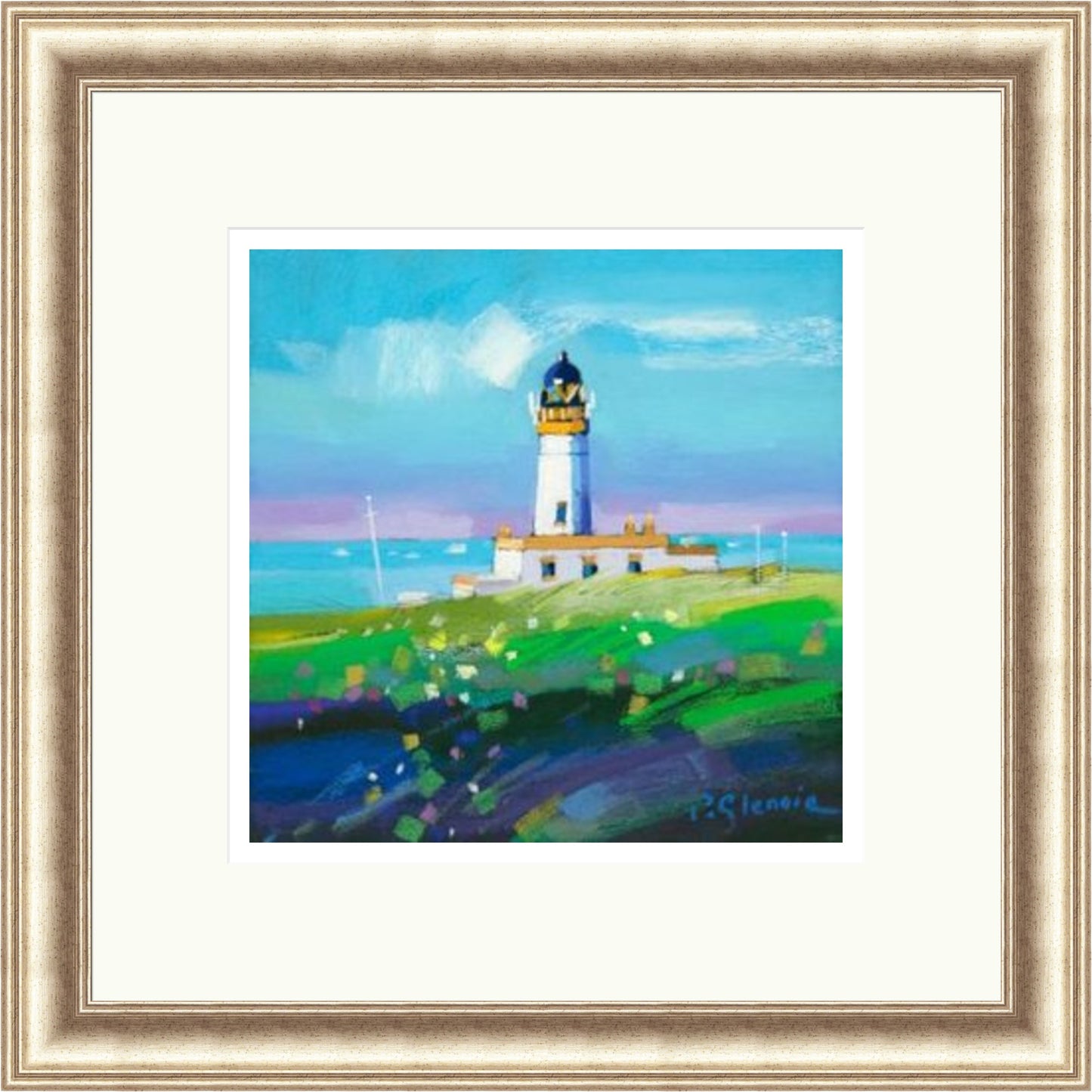 Springtime, Turnberry Lighthouse by Pam Glennie