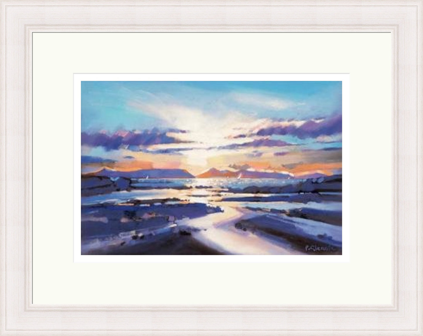 Coastal Sunset, Arisaig by Pam Glennie