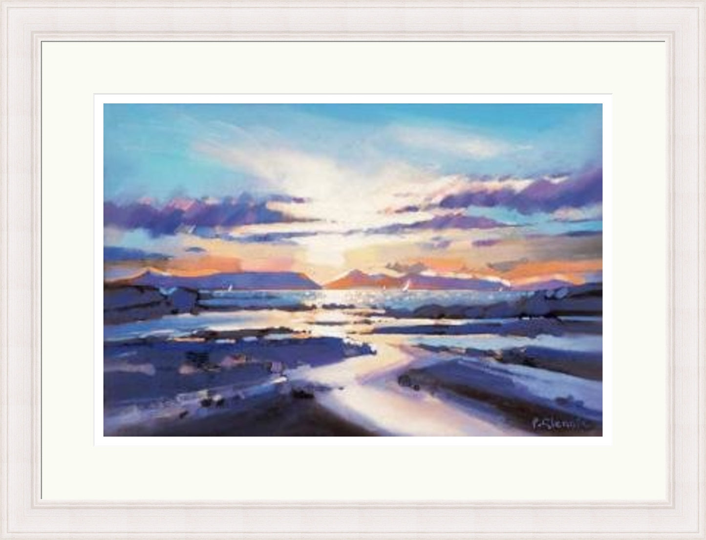 Coastal Sunset, Arisaig by Pam Glennie