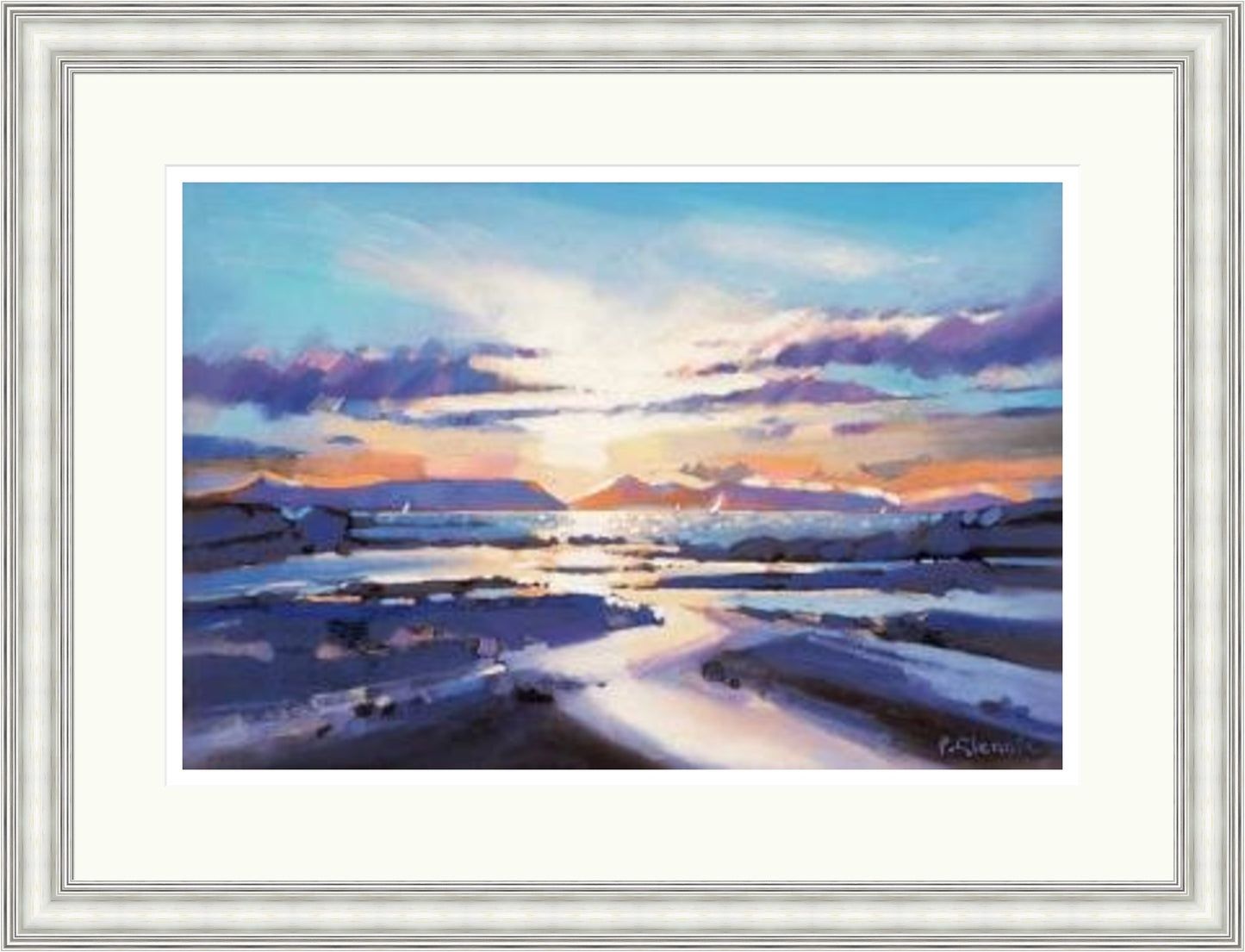 Coastal Sunset, Arisaig by Pam Glennie