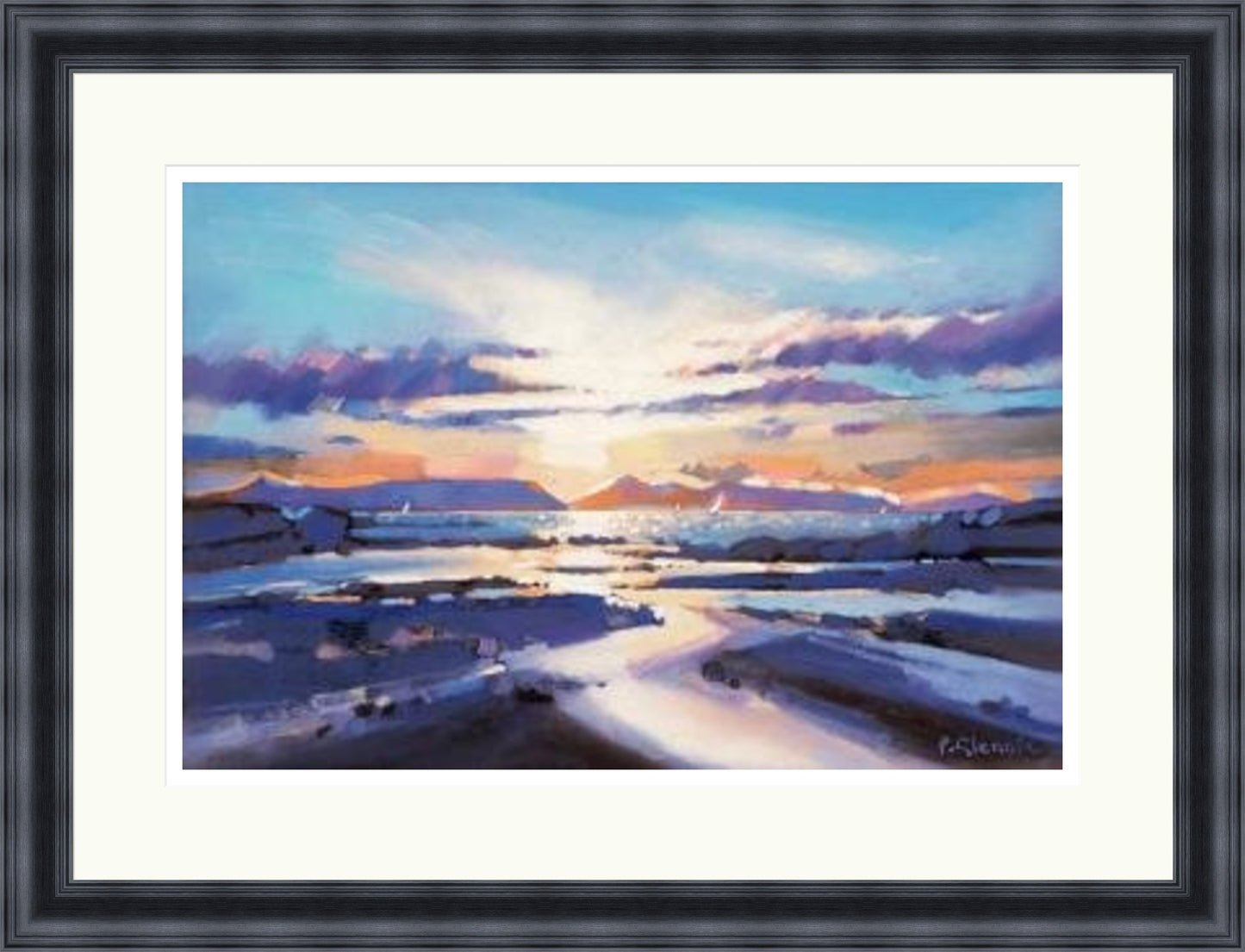 Coastal Sunset, Arisaig by Pam Glennie