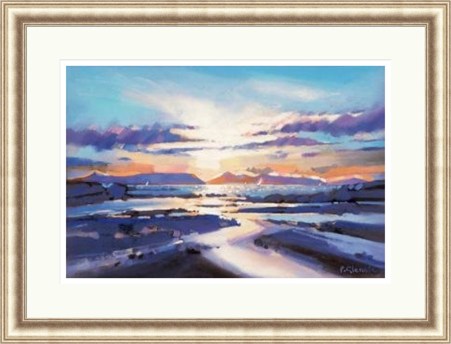 Coastal Sunset, Arisaig by Pam Glennie