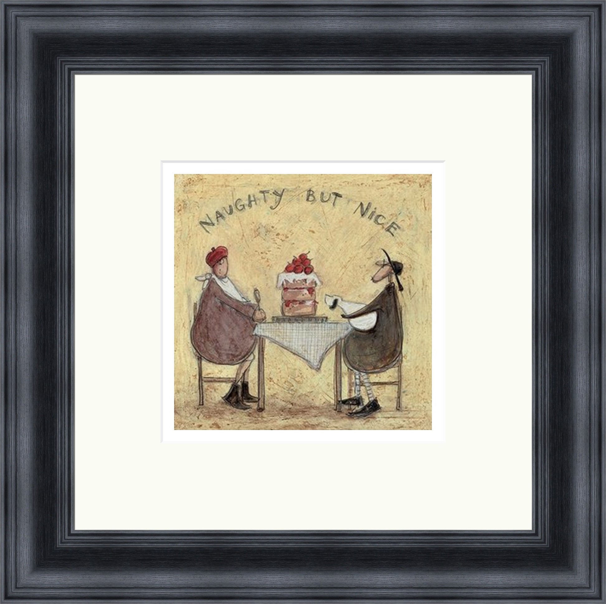 Naughty but Nice by Sam Toft framed sam toft wall art print - alternate product image 3
