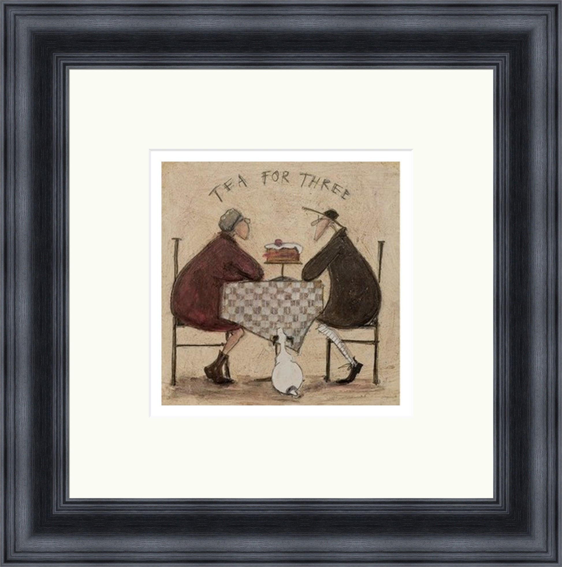 Tea for Three 2 by Sam Toft framed sam toft wall art print - alternate product image 3