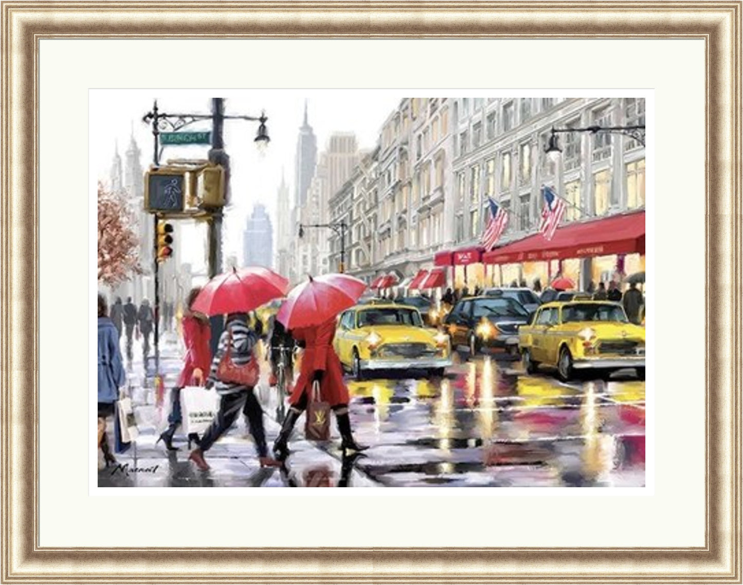 New York Shoppers by Richard MacNeil