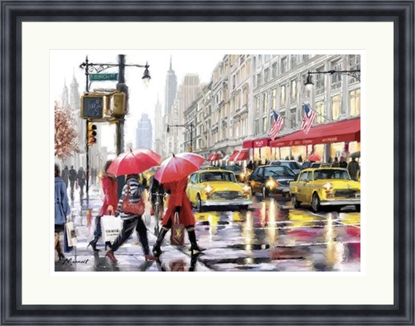 New York Shoppers by Richard MacNeil