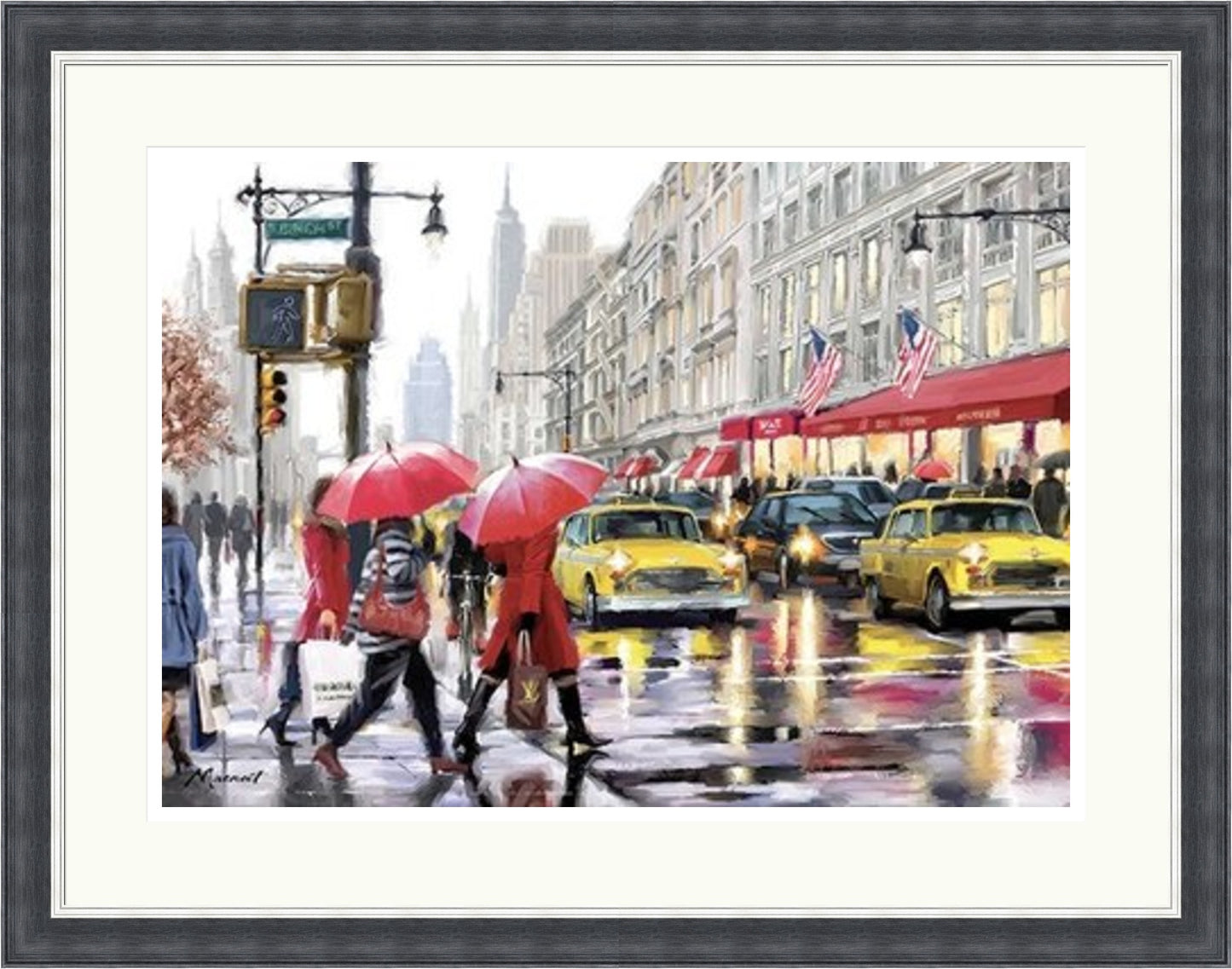 New York Shoppers by Richard MacNeil