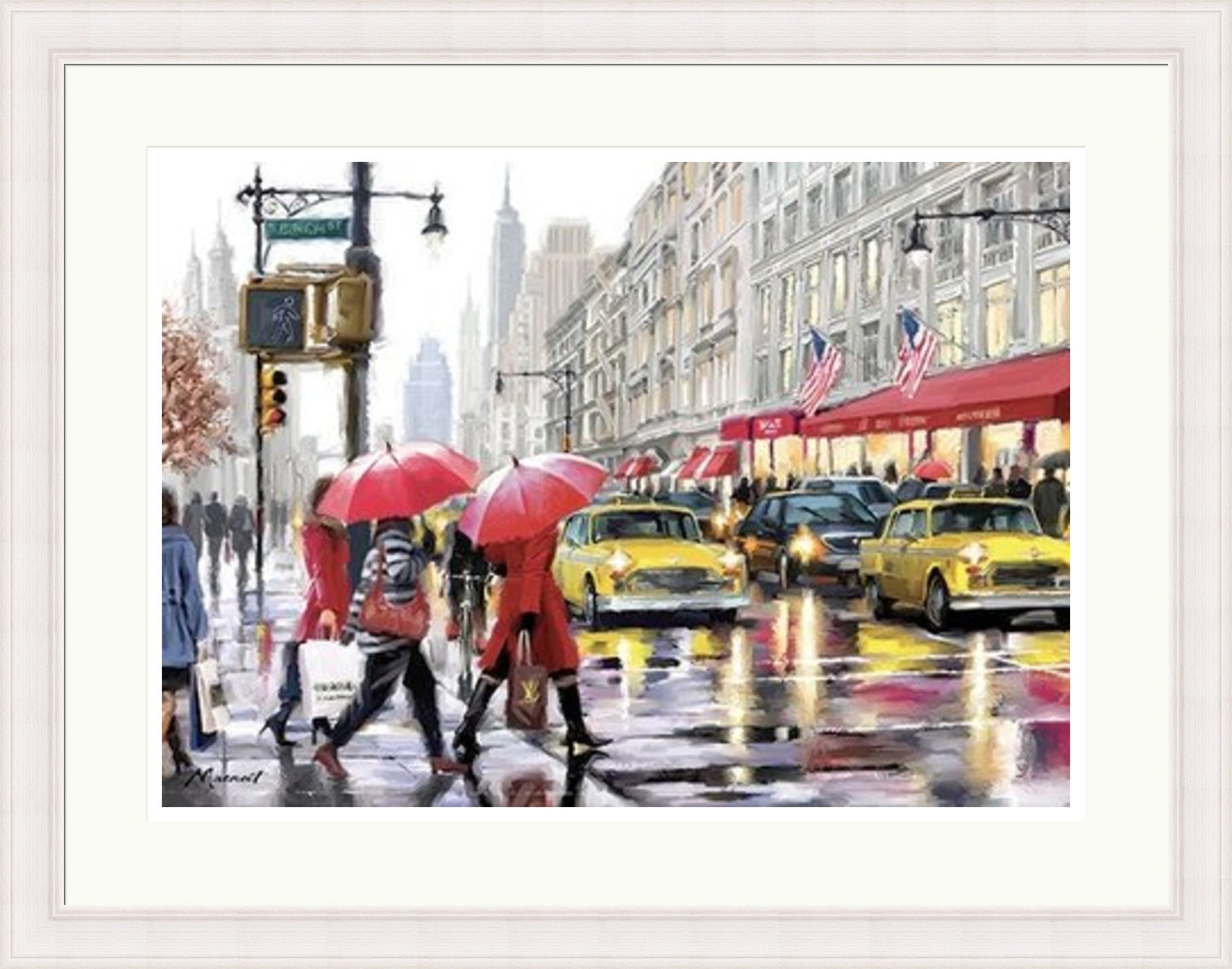 New York Shoppers by Richard MacNeil