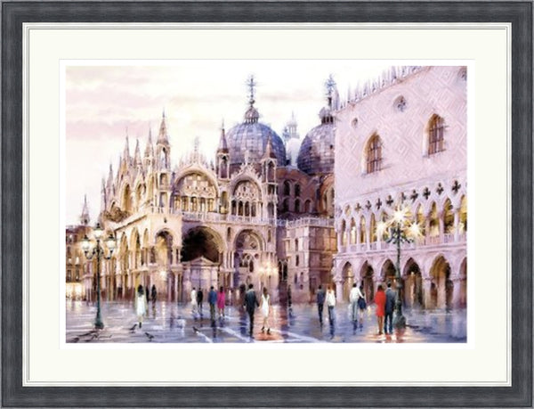 Evening Light on St Mark's Square Venice by Richard MacNeil