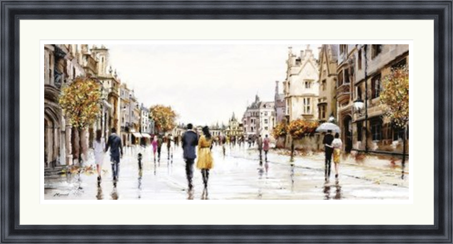 Street After the Rain Paris by Richard Macneil