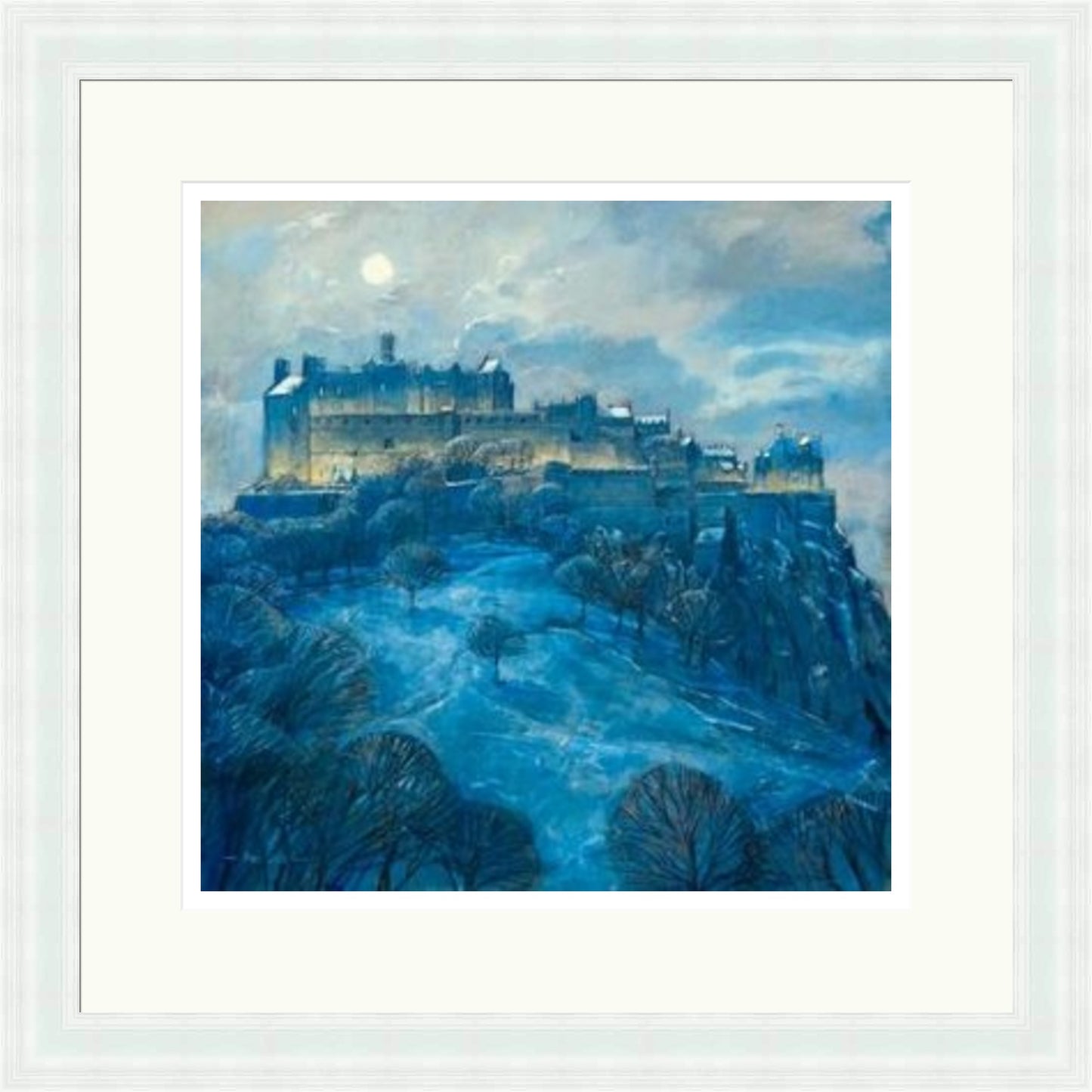 Moonlight over Edinburgh Castle by Bob Lees