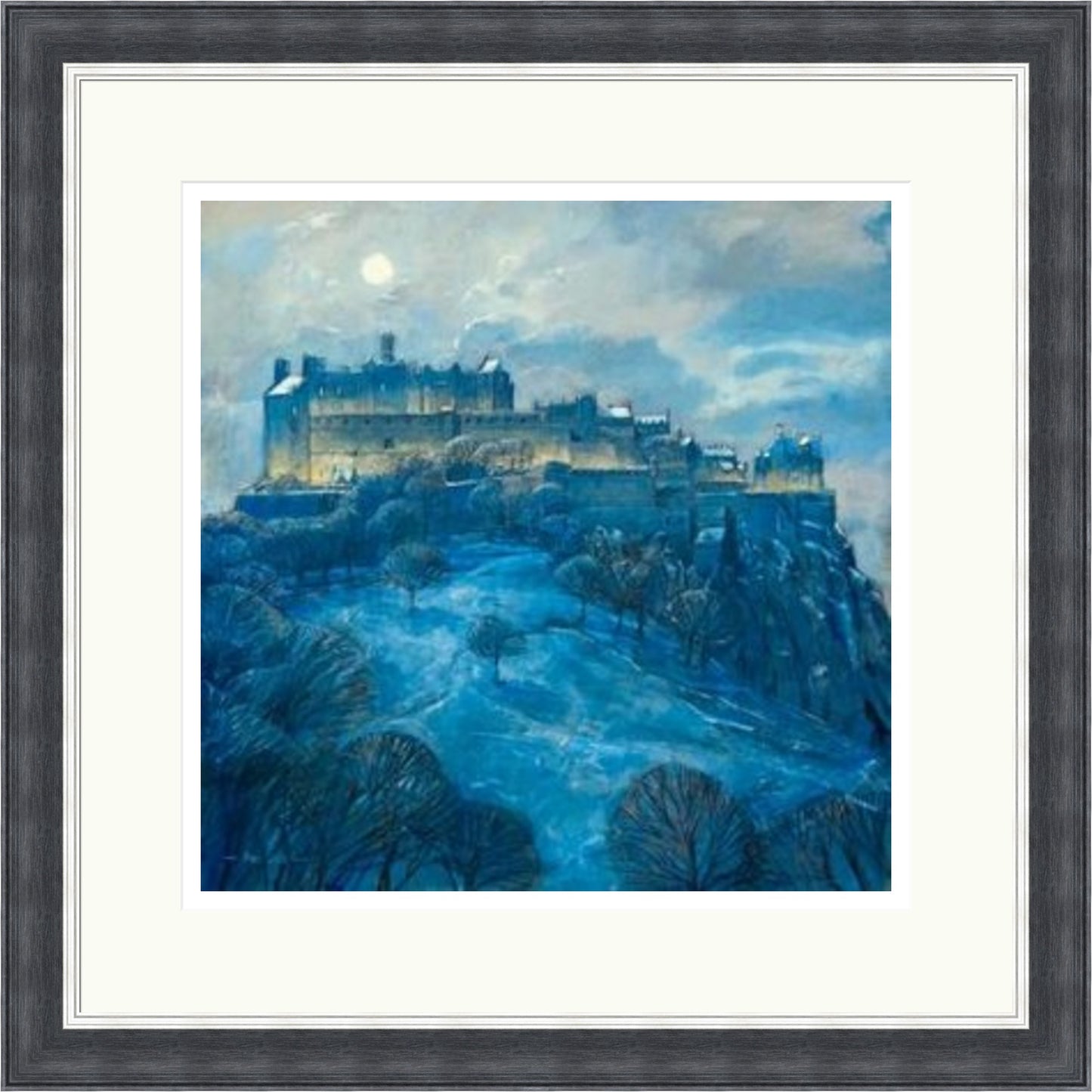 Moonlight over Edinburgh Castle by Bob Lees