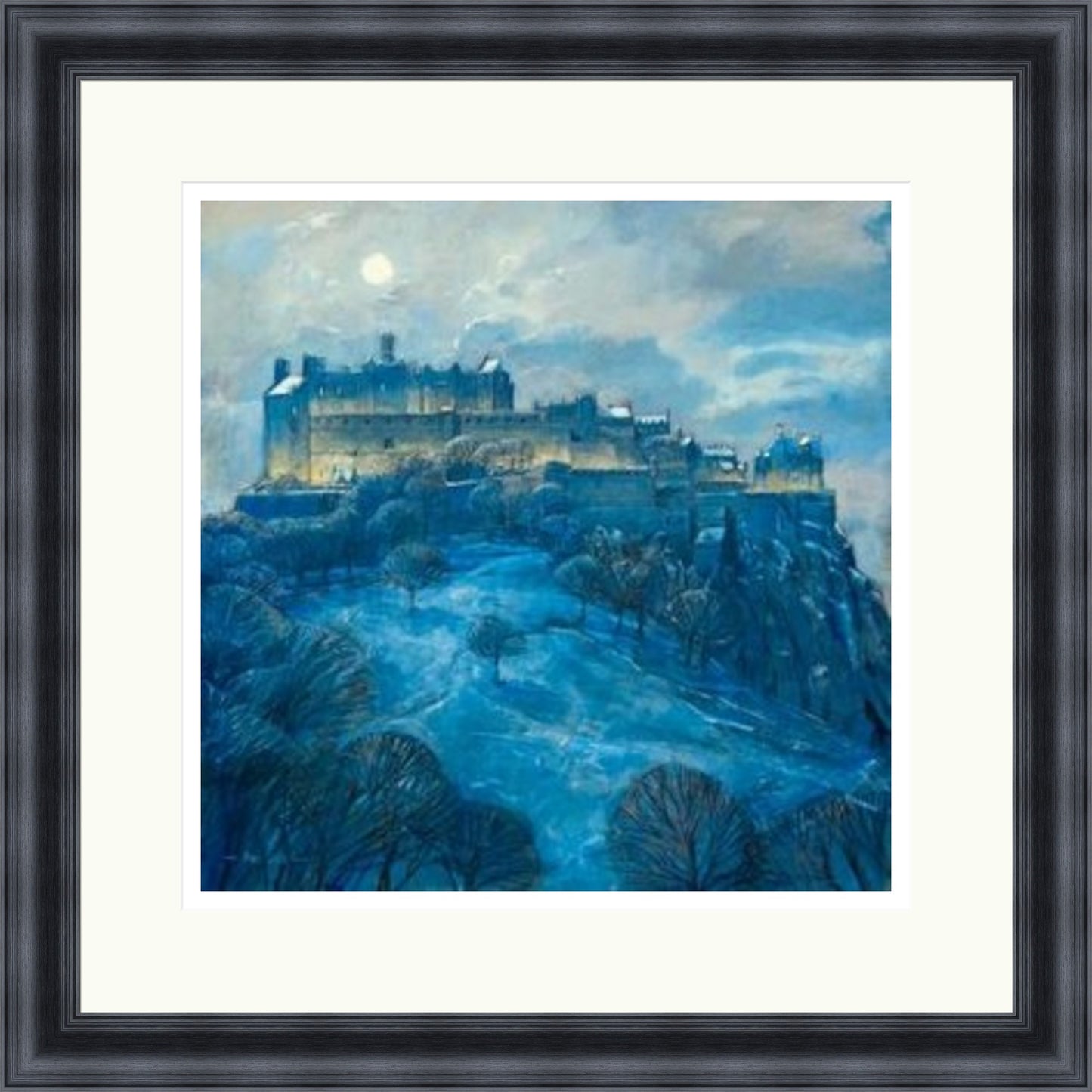 Moonlight over Edinburgh Castle by Bob Lees