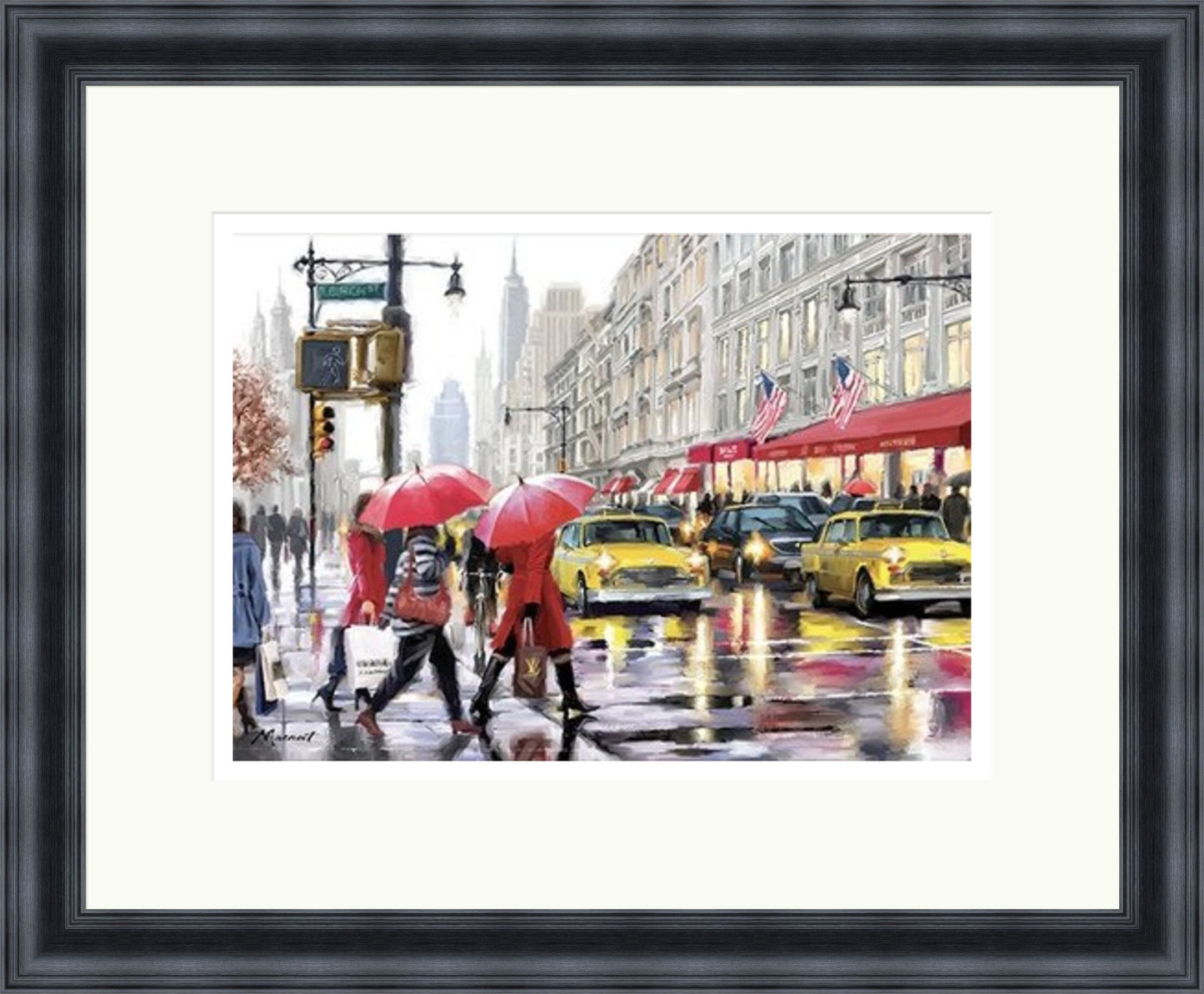 New York Shoppers by Richard MacNeil