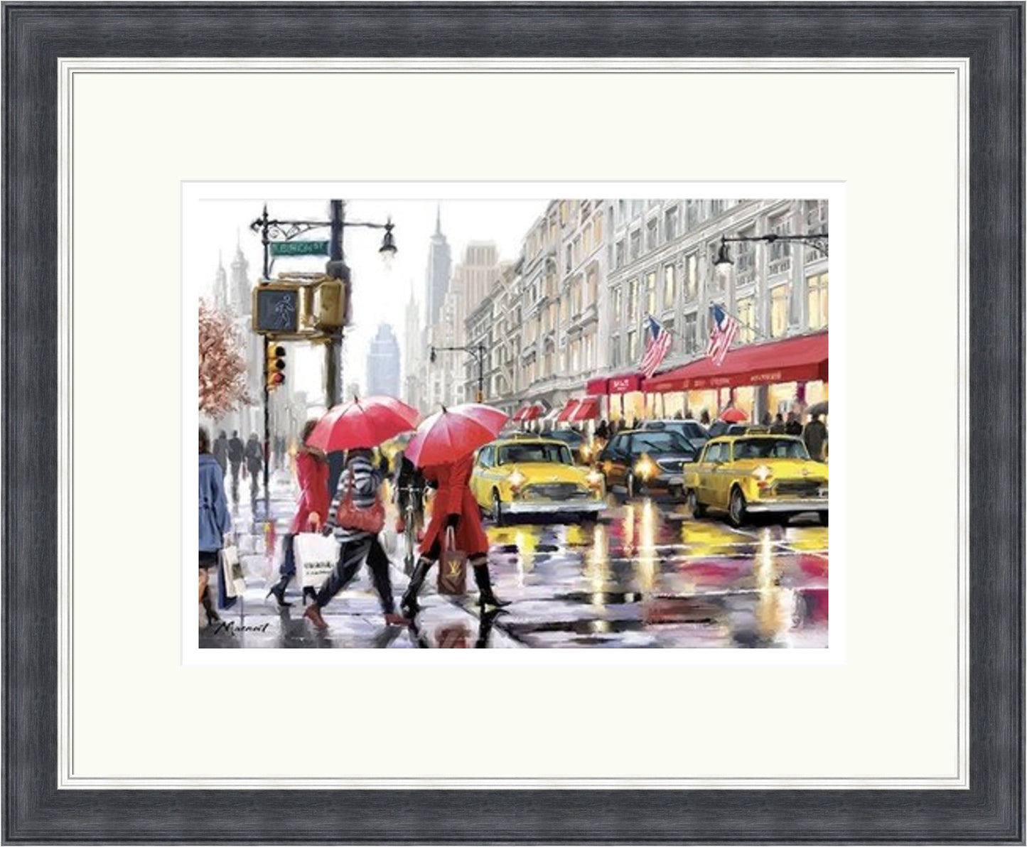 New York Shoppers by Richard MacNeil