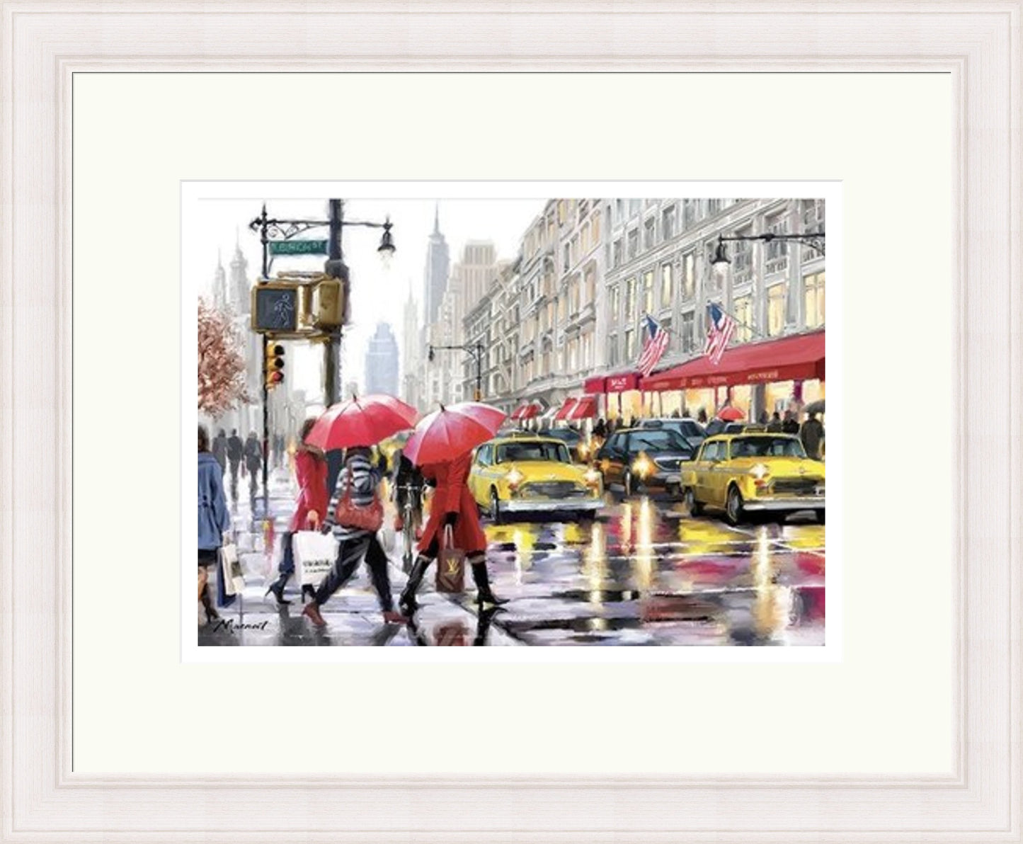 New York Shoppers by Richard MacNeil