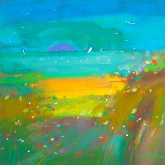 Field of Gold, Ayrshire Coast by Pam Glennie