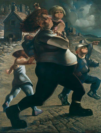 The Blind Leading the Blind I by Peter Howson