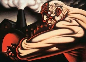 Steam and Power by Peter Howson