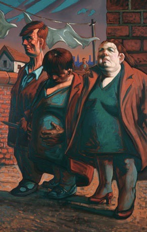 Gallowgate Girls by Peter Howson