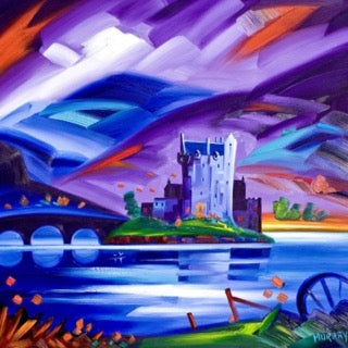 Eilean Donan Castle Purple by Raymond Murray