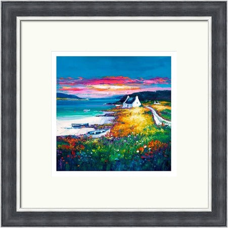 Sunset, Camus Croise Bay, Skye by Jean Feeney