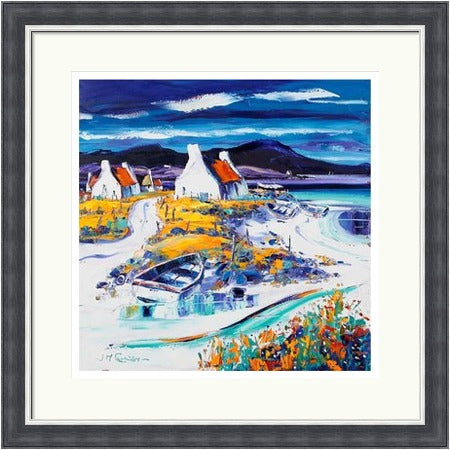 Boats on the Shore, Lewis (Signed Limited Edition) by Jean Feeney