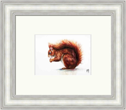 Saffron Squirrel Art Print by Georgina McMaster